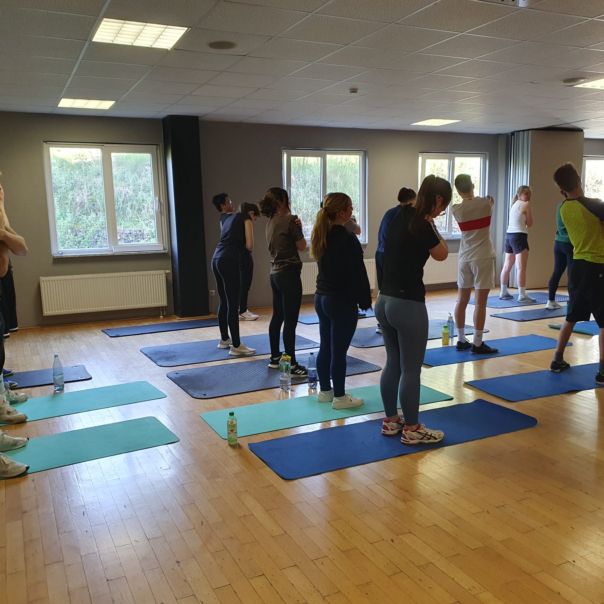 Schüler beim Sporttag 2024