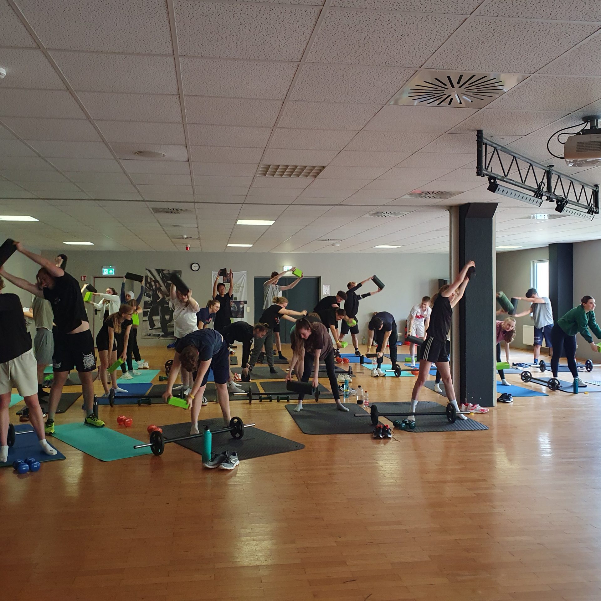 Schüler beim Sporttag 2024