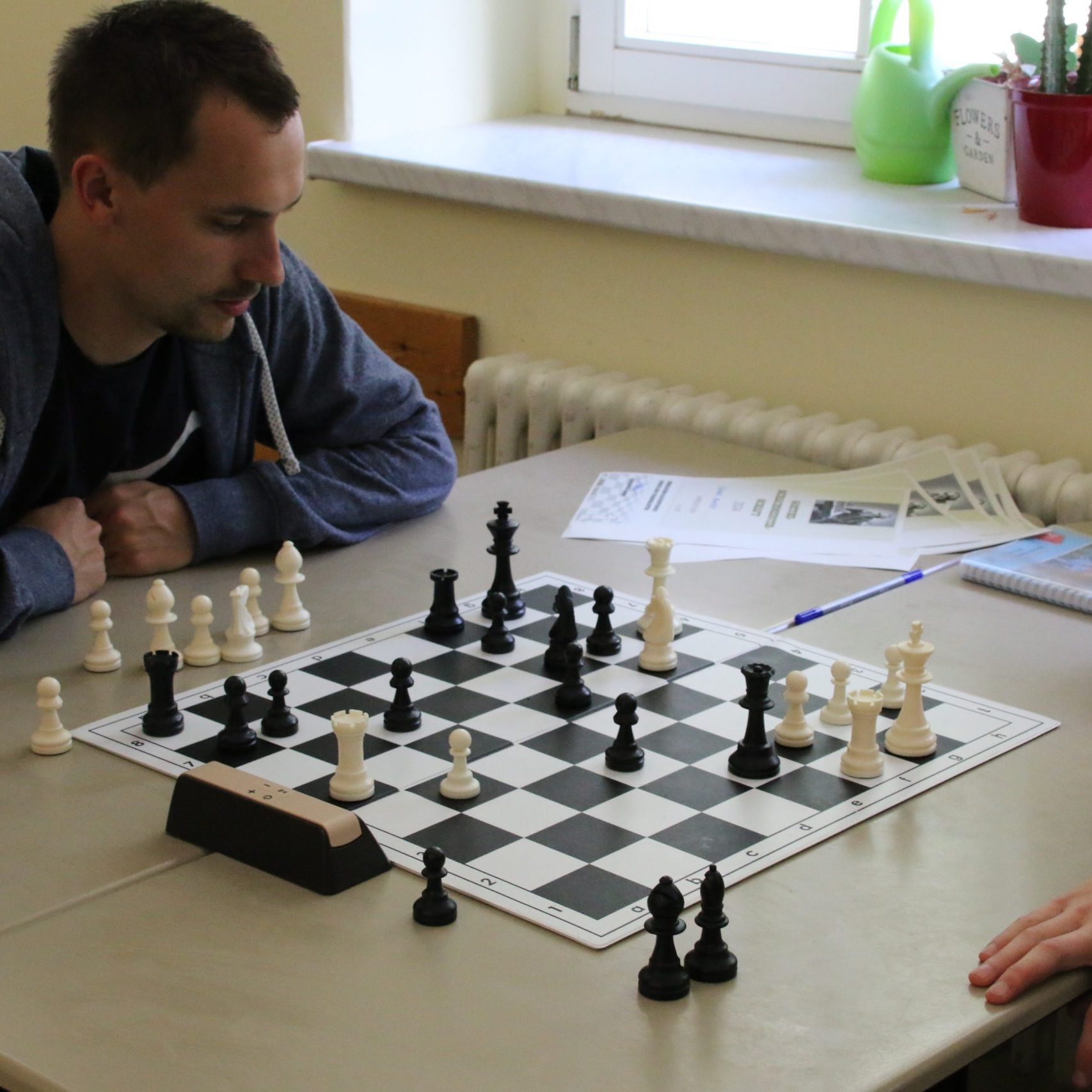 Schachspieler beim Schachturnier 2024